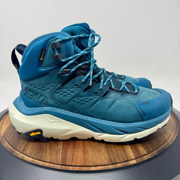 HOKA Kaha 2 GTX Blue Coral Hiking Boots Gore-Tex Waterproof Women's 8.5 - Picture 1 of 7